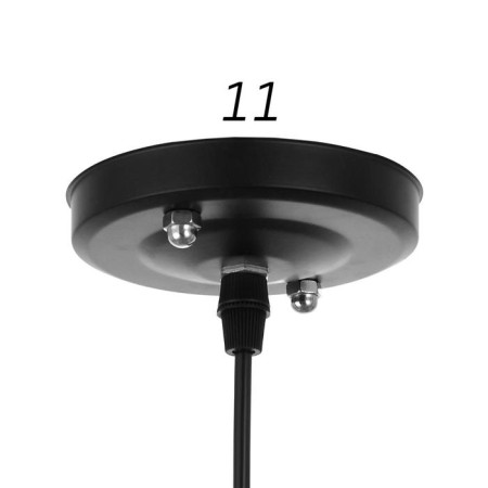 Lamp Bayerlux 1649/1 E27 40W Black 36x36x28 cm-5