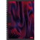 Notebook A4, 96 sheets in a cage on the crest "Abstraction", cover coated cardboard, glossy lamination, block 65 g/m2, 4V mix