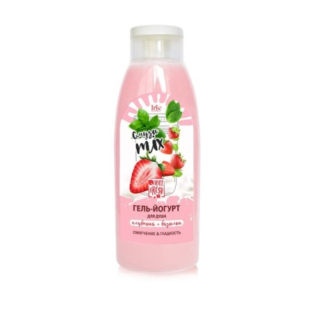 Hel-yogurt shower Iris Cosmetic “Smoothies Mih: Strawberry+Basil”, 520 ml