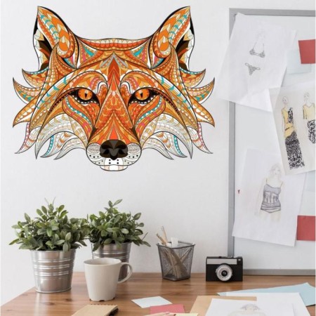 Stick plastic interior color puzzle "Fox" 30x45 cm