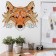 Stick plastic interior color puzzle "Fox" 30x45 cm