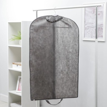 Clothing cover 60 × 100 cm, spanbond, gray color-3