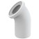 Fan pipe for toilet Rehau 11216141001, 110 mm x 45 °
