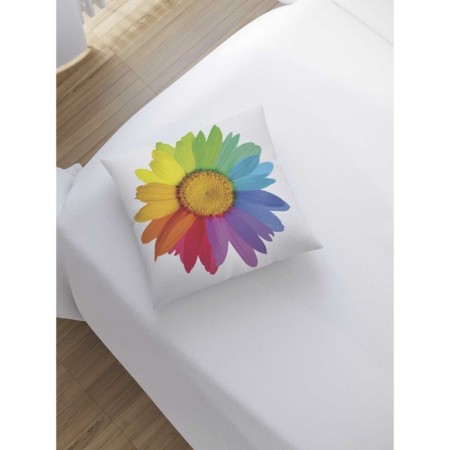 Pillowess decorative "Rainbow Flower", on a zipper, size 45x45 cm-1