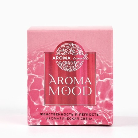 Aromatic candle "Aroma Mood", aroma white tea-4