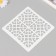 Tile stencil 15x15 cm