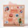 Folding box "New Year's Post", 15 x 15 x 8 cm, New Year