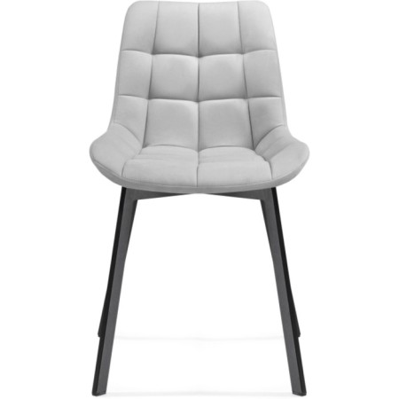 SHELS on a metal frame Chelsea Metal/velor, black/light gray 50x60x80 cm-1