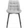 SHELS on a metal frame Chelsea Metal/velor, black/light gray 50x60x80 cm