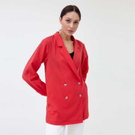 Jacket Women's Double -breasted Mist p. 42, coral
