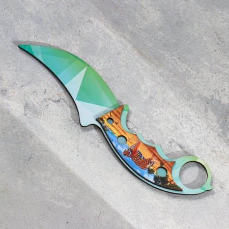Souvenir weapons made of wood "Cerambit" 21 cm mix-1