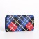 Women's wallet with lightning, blue color