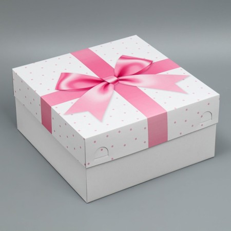 Cake box, confectionery packaging "Bant", 31 x 31 x 15 cm