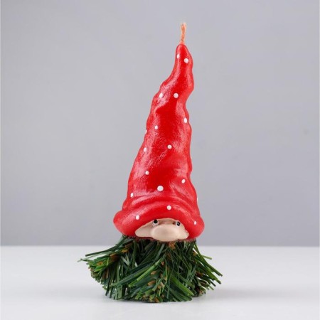 Decorative candle "Forest Gnome", 14.5x7 cm-2