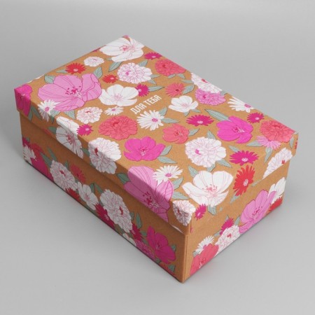 Set of boxes 6 in 1, gift packaging, “Flowers”, 12 x 7 x 4 - 22 x 14 x 8.5 cm-3