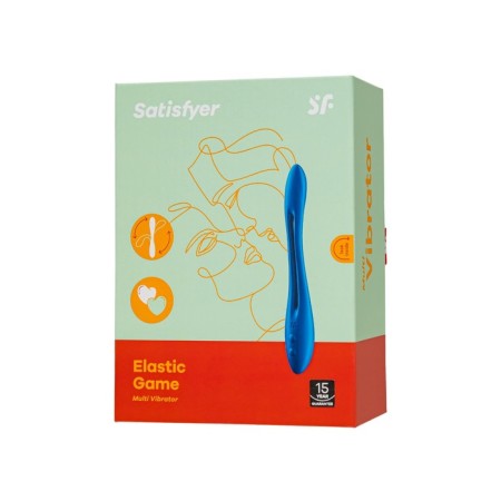 Multifunctional vibrator for Satiffyer Elastic Game steam, blue color-4