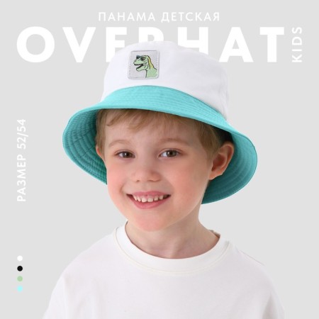 Panama Panama for the boy "Dino", white color, rr 54