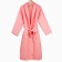 Unisex bathrobe Pamira, size m, coral color