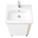 Tumbling under the Aquaton Country sink, 50 cm, white color, oak Verona