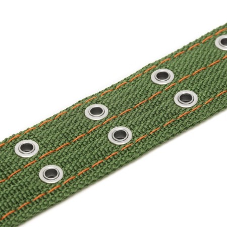 Four-layer collar with a swivel, 65 x 4 cm, Osh 54-60 cm, polyester, green-8