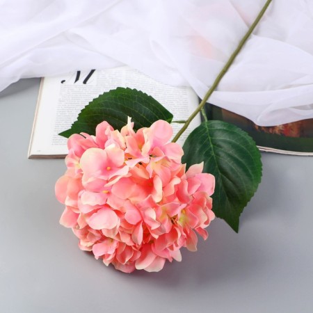 Artificial flowers "Extra hydrangea" D-16 cm 55 cm, pink