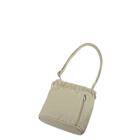 Cross-Bodi bag, Lightning NAC department, dark beige color 20x20x10cm-1