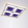 Causteen with PDU 10006/4 LED 200W 3000-6000K Dimmer with white light 50x50x10 cm Bayerlux