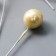 Decor for creativity "Pearl ball" d = 1 cm set of 25 pcs 5.5x1x1 cm