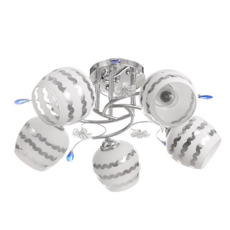 Vivian chandelier 5x40W E27 Chrome Model: 2612358