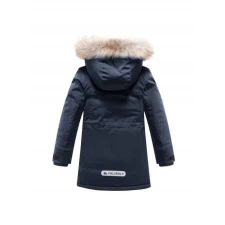 Winter park for a boy, height 128 cm, dark blue color-1