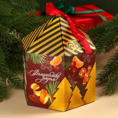 Gift set “Believe in Miracles”: black tea, taste: mulled wine, 50 g, mug 300 ml., Socks 36 - 39 size-6