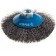 Brush for Ushm Zubble 35265-115_z02, "plate", twisted, steel, 0.3 mm, 115 mm x M14