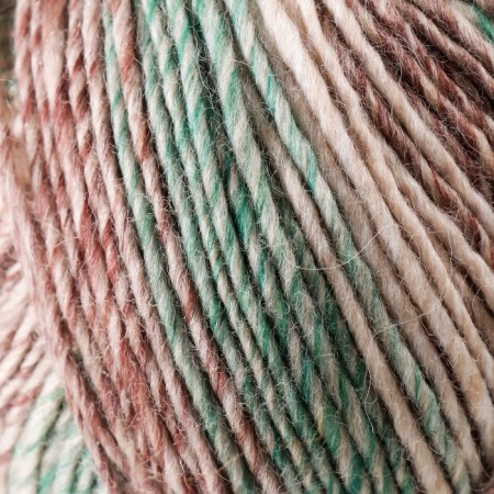 Yarn "Multicolor rovnitsa" 50% wool, 50% acrylic 400m/200g (1408 m)-2