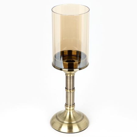 Climber metal, glass "Prince" per 1 candle 12.5 x 12, 5 x 36.5 cm-2