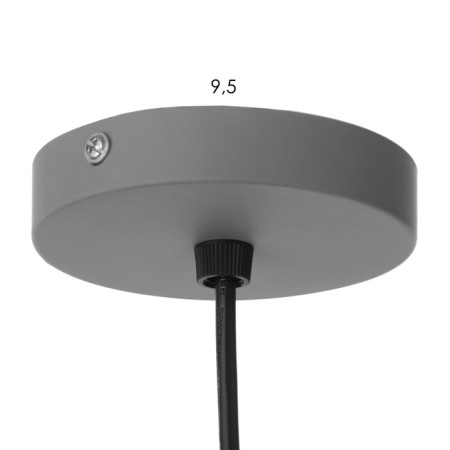 Lamp Bayerlux "TuAZ" E27 40W gray 25x25x13cm-5