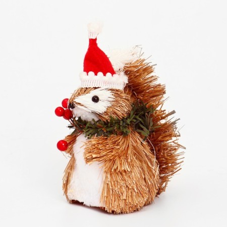 Decorative suspension "Squirrel in the New Year's cap" 12 × 7 × 15 cm-1
