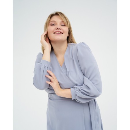Women's dress Mist, Plus-Size, R.54, gray-blue-4