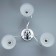Causte "Fleur" 3he27 40W chrome 57x57x25 cm Bayerlux