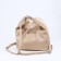 Bag Women's bag with zipper, beige color