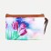 Lightning cosmetic bag, external pocket, pink color