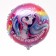 Foil ball 18 "Unicorn", circle, with a substrate