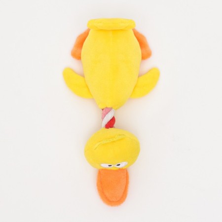 Textile toy "duckling", 19 x 11.5 cm, yellow-4