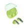 Wireless headphones R20, TWS, inserts, BT 5.3, 30/200 mAh, noise reduction, green