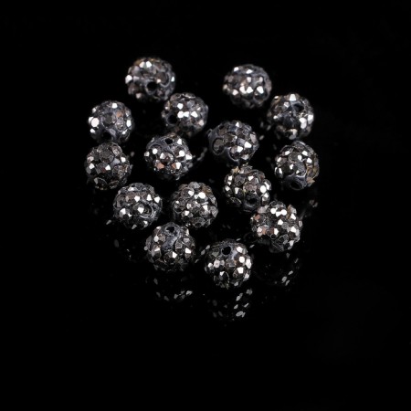 Busina "Shambhala" 6 mm (set of 15 pcs.), Color gray
