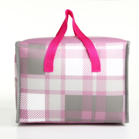Bag thermo cell 14.5l, 30*22*22cm, lightning department, foil, pink-1