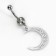 Stay Inspired navel piercing, 5 x 2 cm