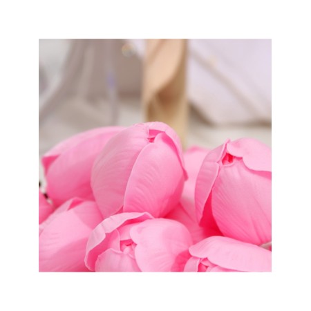 Tulips soap pink, set 50 pcs-4