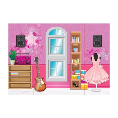 Magnetic game "Dress the doll: super-star"-6