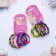 Hair gum "Grandient" (set of 6 pcs) overflow, 4.5 cm, mix