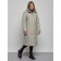 Coat insulated winter female, size 44, green color